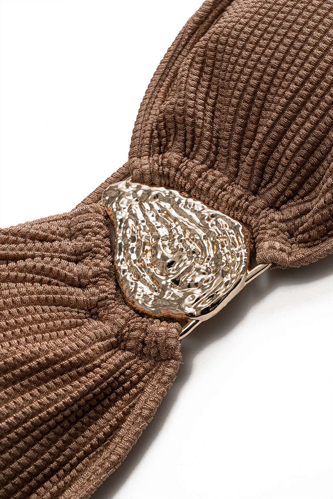 Sienna Glow – 3-Piece Bikini Set with Sarong