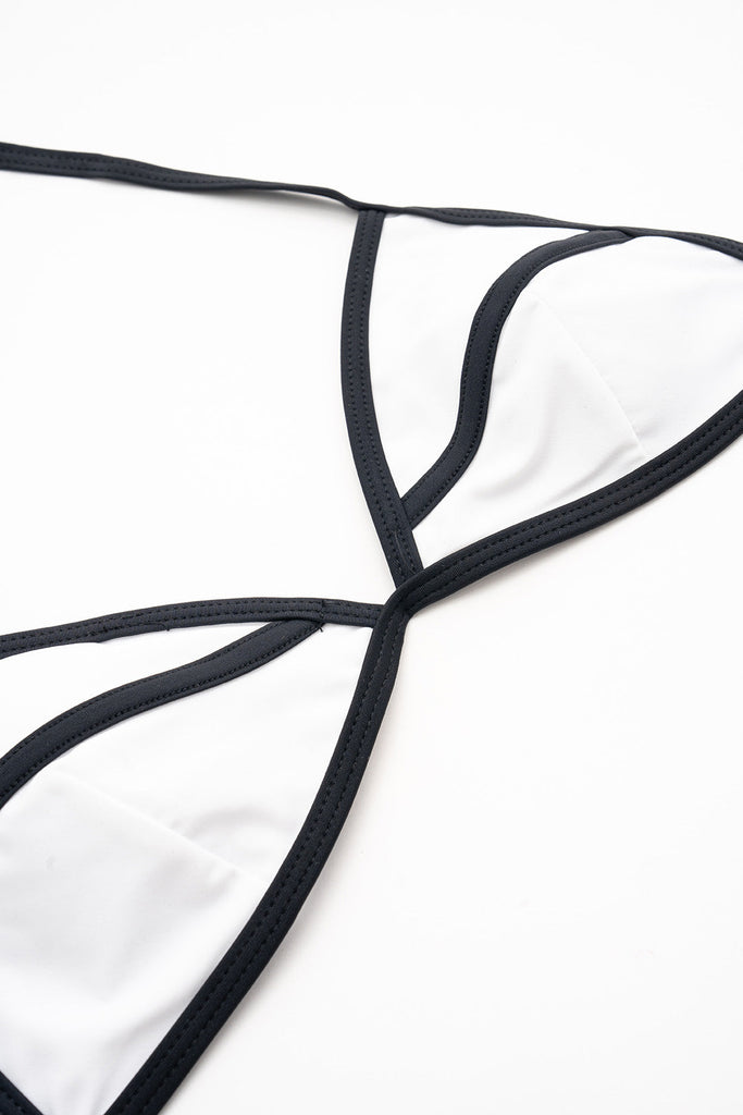 Monochic Triple Contrast Bikini Set