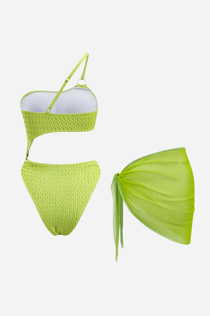Limea – Asymmetric Bikini Set with Sarong