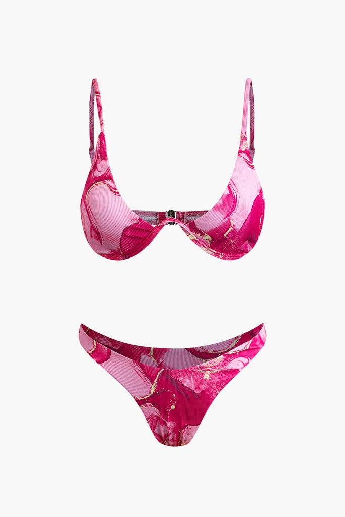 Printed Bikini And Bikini Set