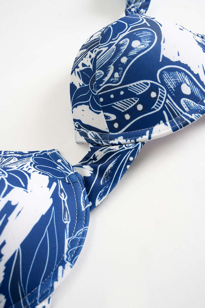 Ocean Bloom 3-Piece Bikini Set