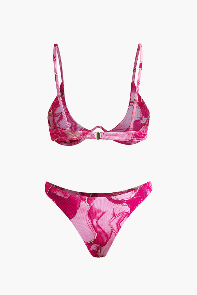Printed Bikini And Bikini Set