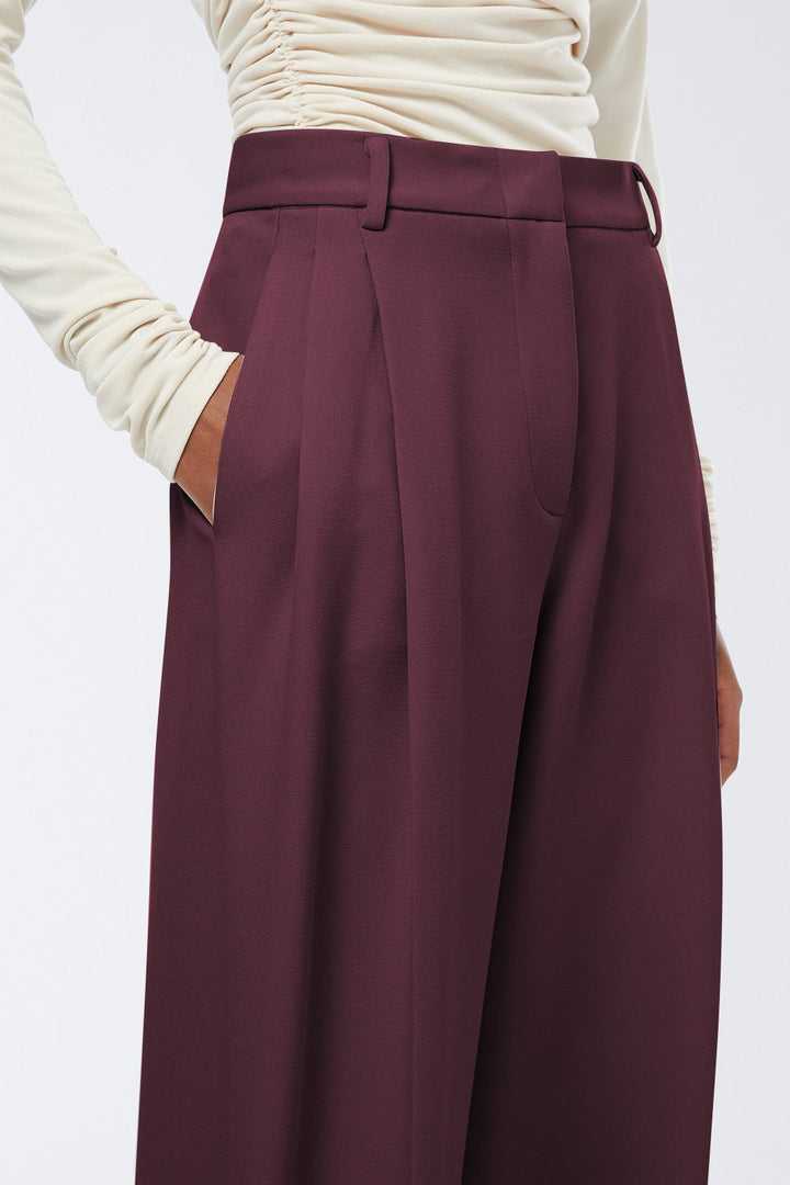 Burgundy Grace Pantolon