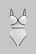 Rosvell Noir Trim Sculpt Bañador
