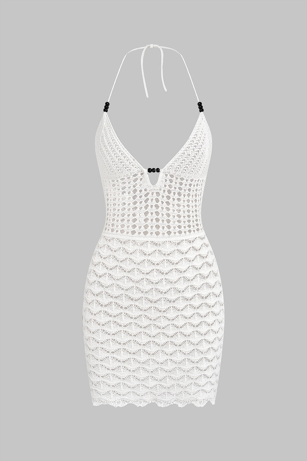 Vestido Crochet Blanco