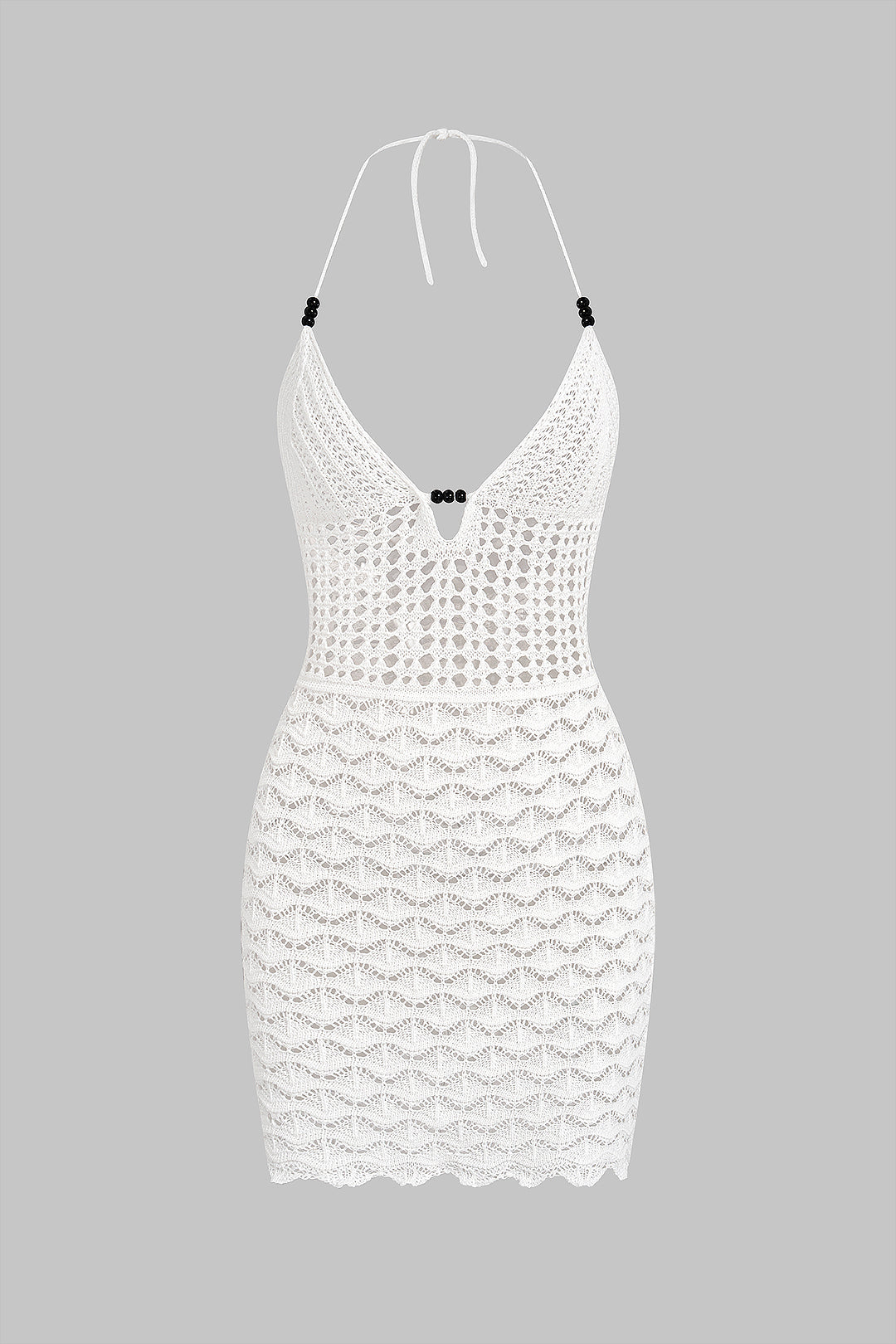 Vestido Crochet Blanco