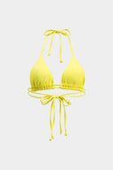 Yellow Printed Bikini & Sarong