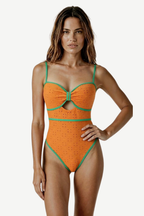 Rosvell Noir Trim Sculpt Swimsuit