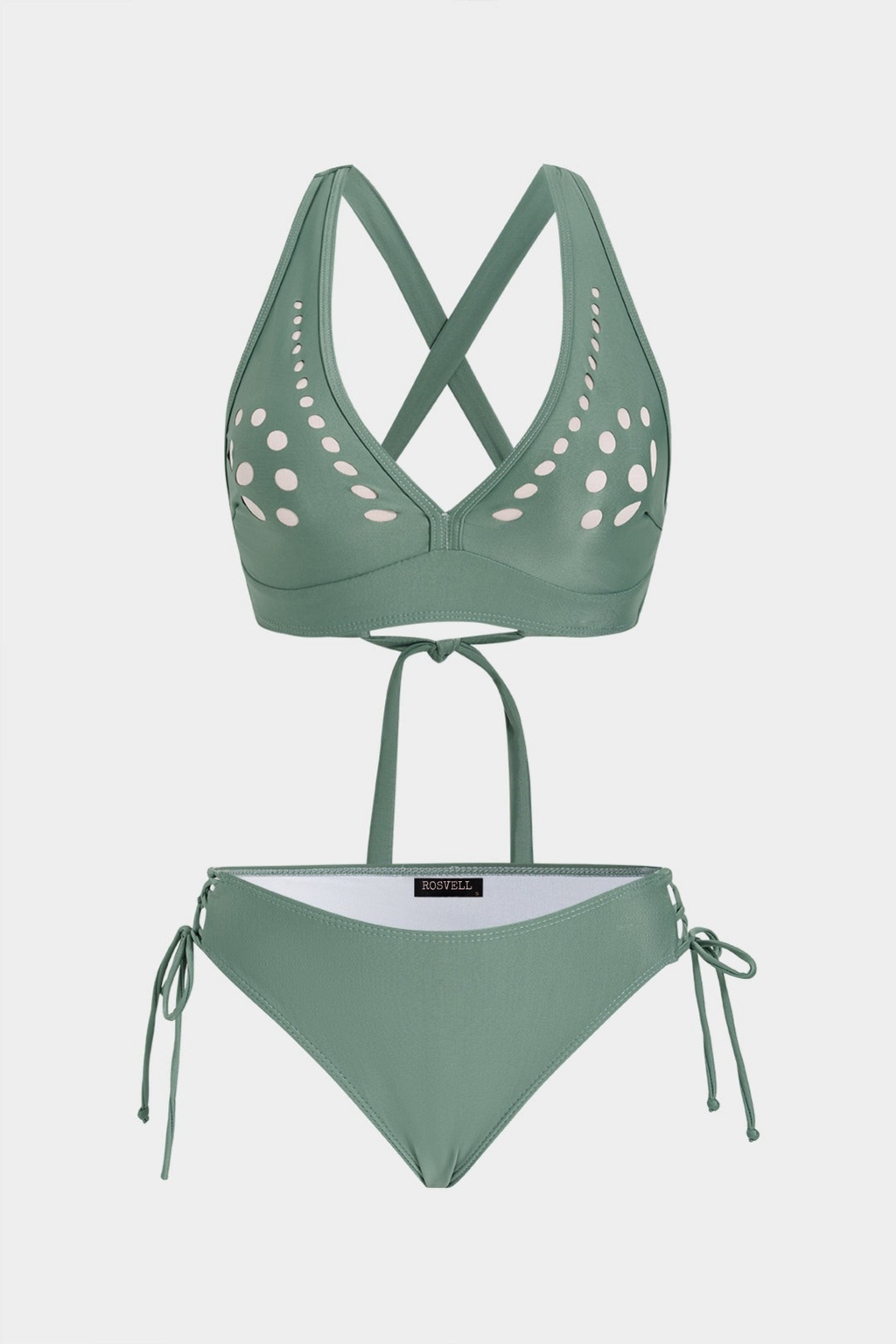 Bikini Verde Cruzado