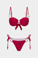 Luxe Red Bikini