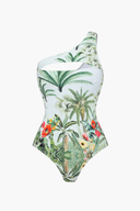 Traje de baño y pareo tropical