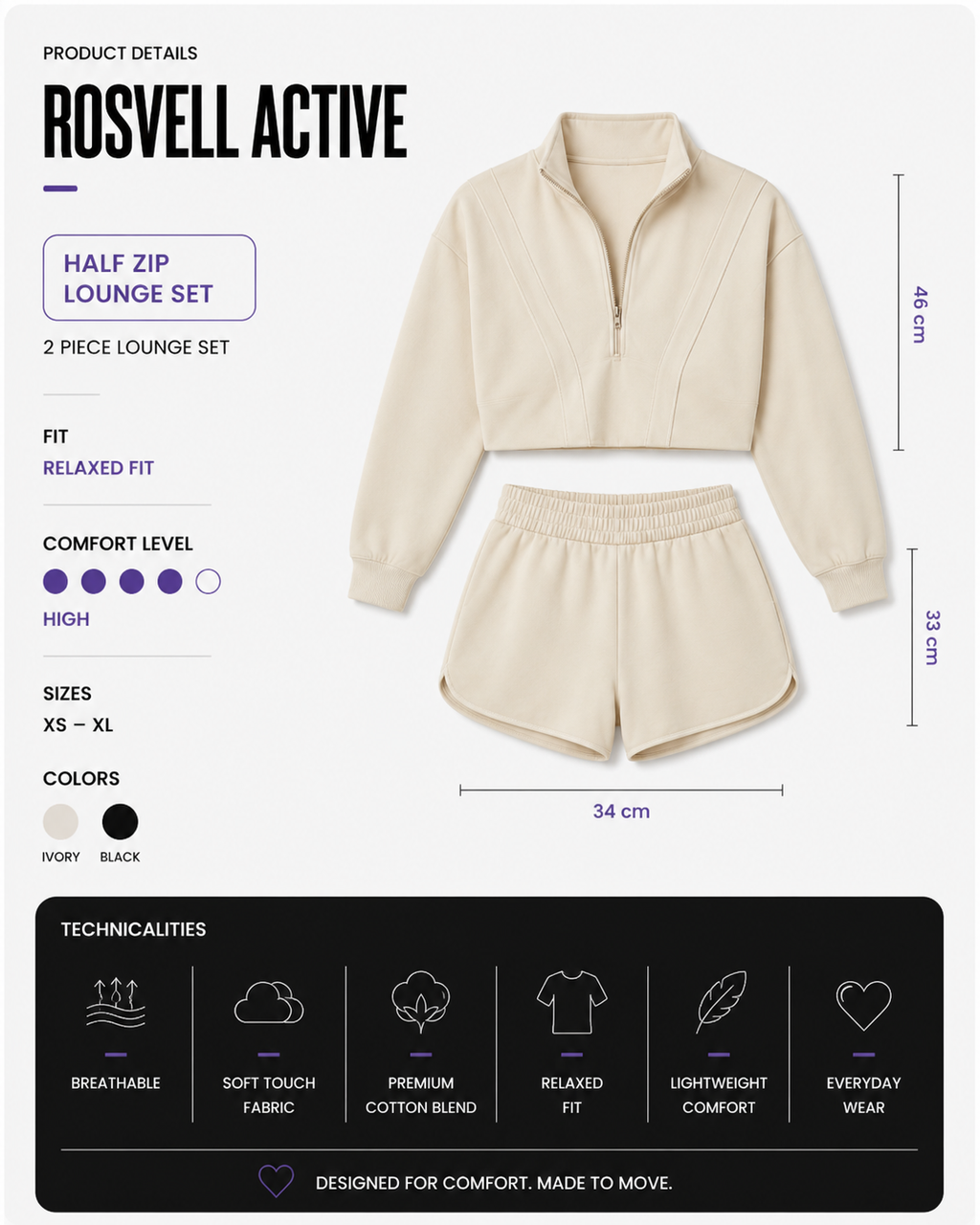 Aura Zip Set