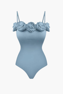 Blue Floral Swimsuit