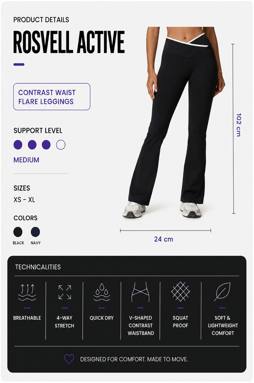 Pantalón Flare Linea