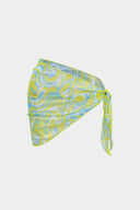 Yellow Printed Bikini & Sarong
