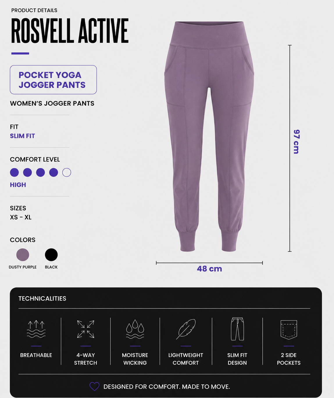 Jogger High-Waist Tapered