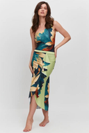 Tropical Green Swimsuit & Pareo