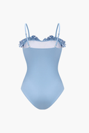 Blue Floral Swimsuit