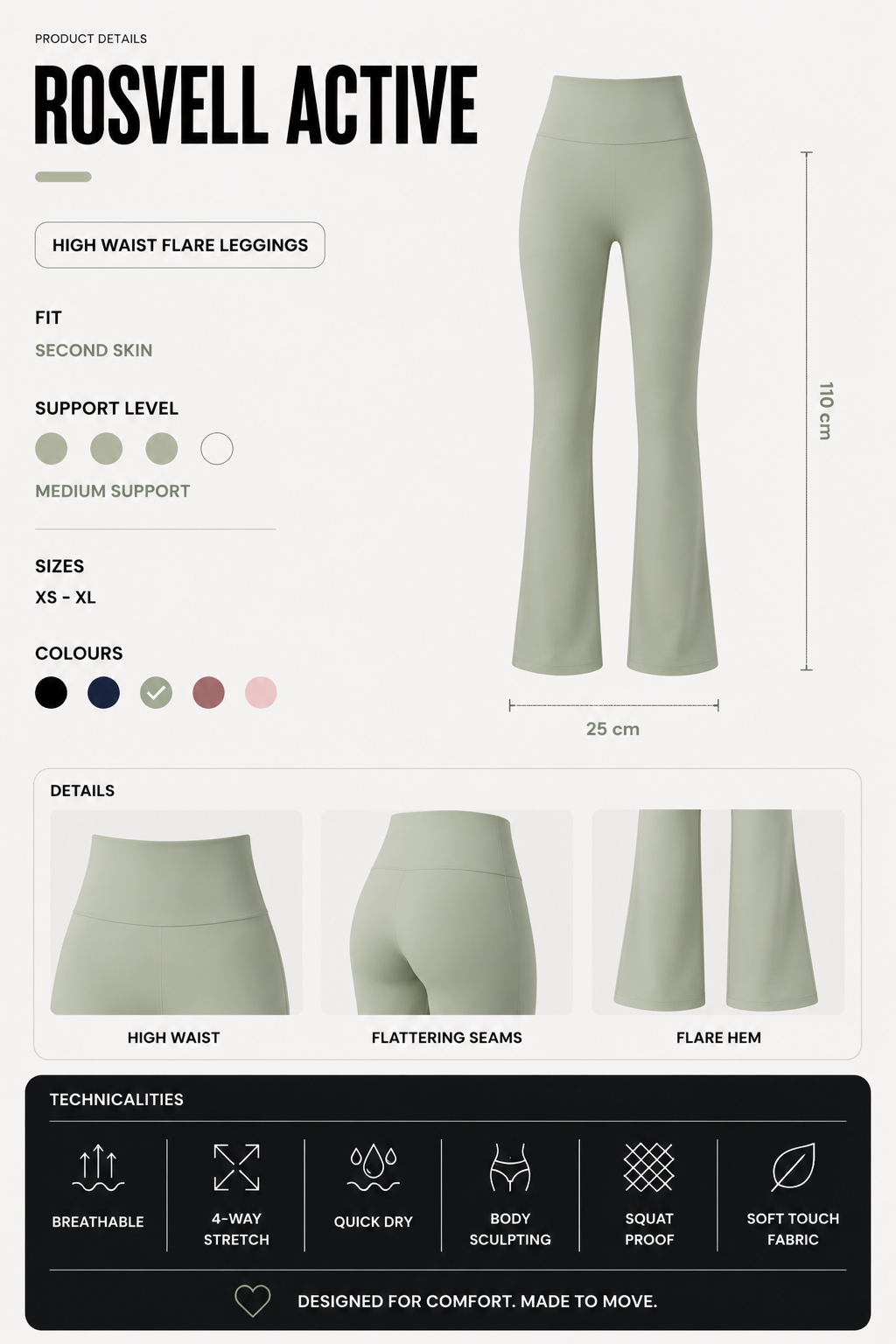 Legging Flare Kelly