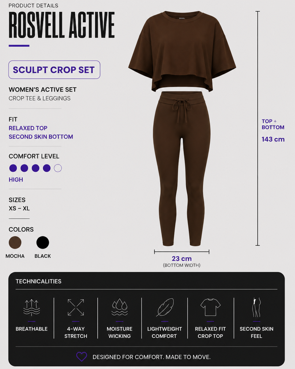 Cocoa Fit Set