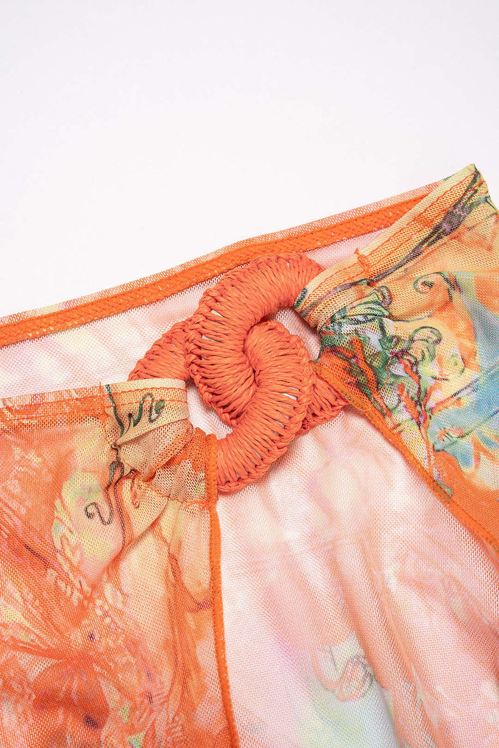 Rosvell Sunset Marble Bikini & Pareo Set