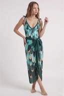 Green Scales Swimsuit & Pareo