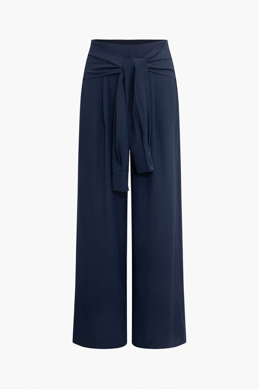 Nautical Tie Waist Pantolon