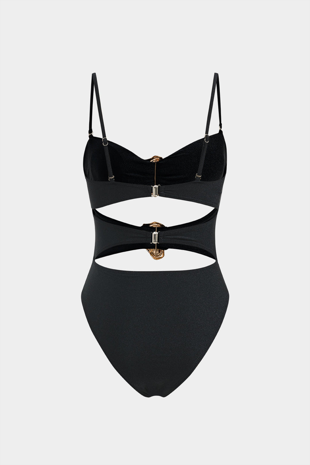 Rosvell Noir Jewel Cut-Out Bañador