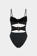 Traje de baño Rosvell Noir con aberturas
