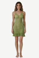 Rosvell Lime Breeze Beach Dress