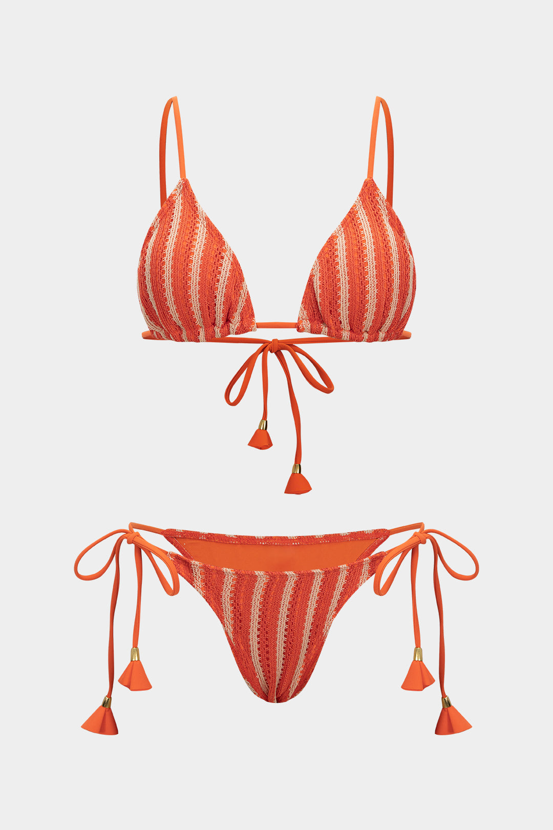 Bikini Rayas Coral