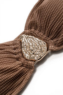 Textured Bandeau Bikini