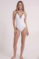 Minimal White Swimsuit