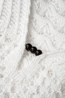 White Crochet Dress