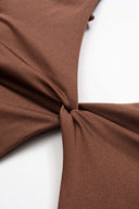 Cut Out Halter Swimsuit