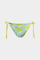 Yellow Printed Bikini & Sarong