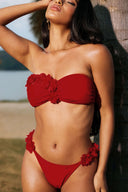 Red Floral Bikini