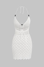 Vestido Crochet Blanco