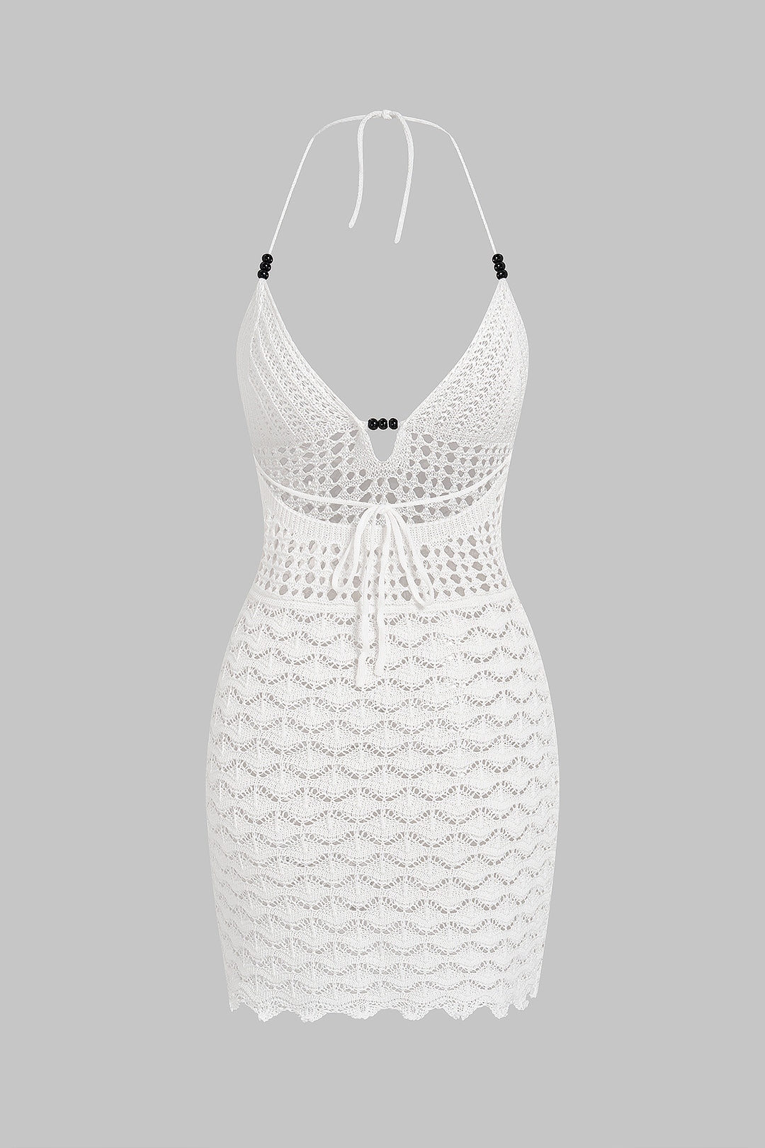 Vestido Crochet Blanco