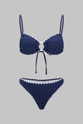 Bikini Texturizado Azul