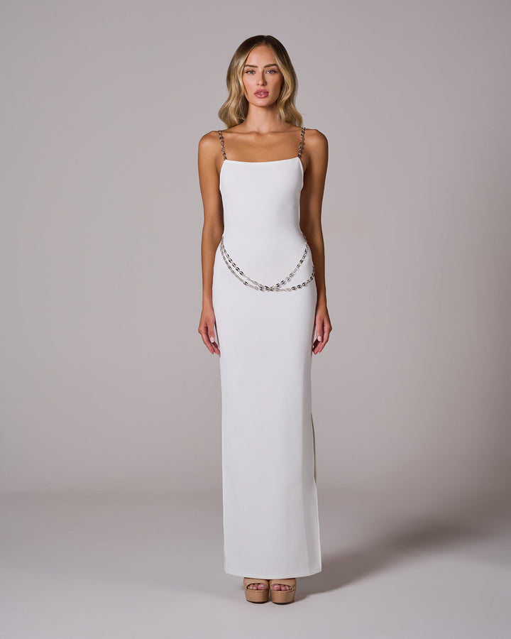 AMBER Chain Maxi Elbise