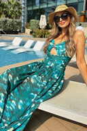 Traje de Baño Fluido Turquesa