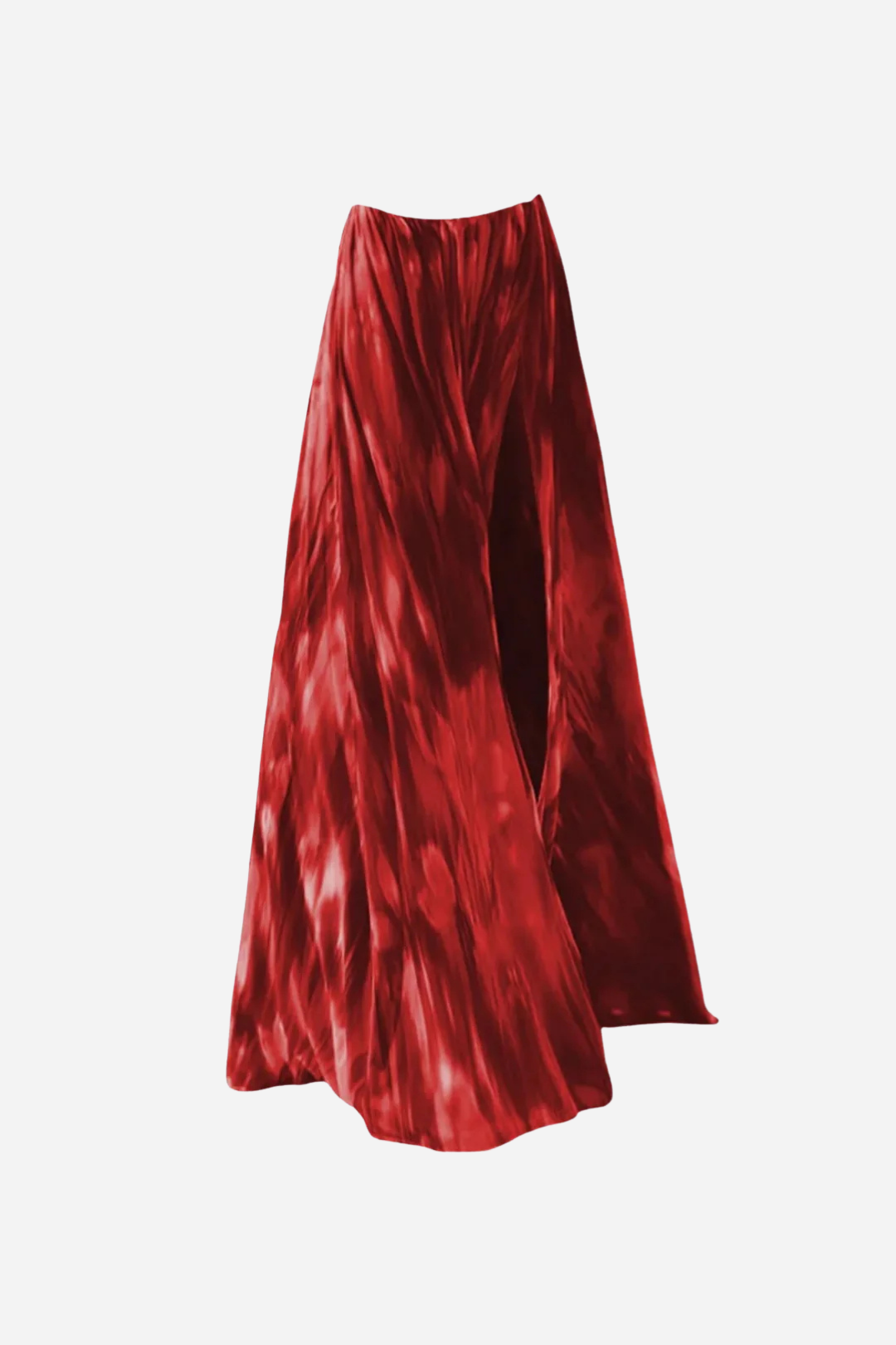 Crimson Tide – One-Piece Swimsuit & Wide-Skirt Set