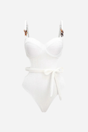 White Sculpt Swimsuit