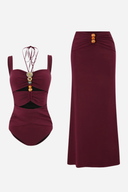 Bordeaux Luxe swimsuit