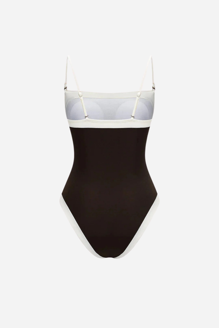 Noir Élégance – One-Piece Swimsuit