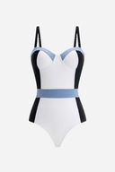 Sculpt Blue Swimsuit