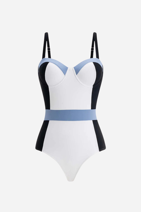Ocean Graph Monokini Swimsuit