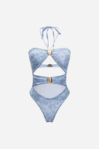 Bañador Denim Cut Out