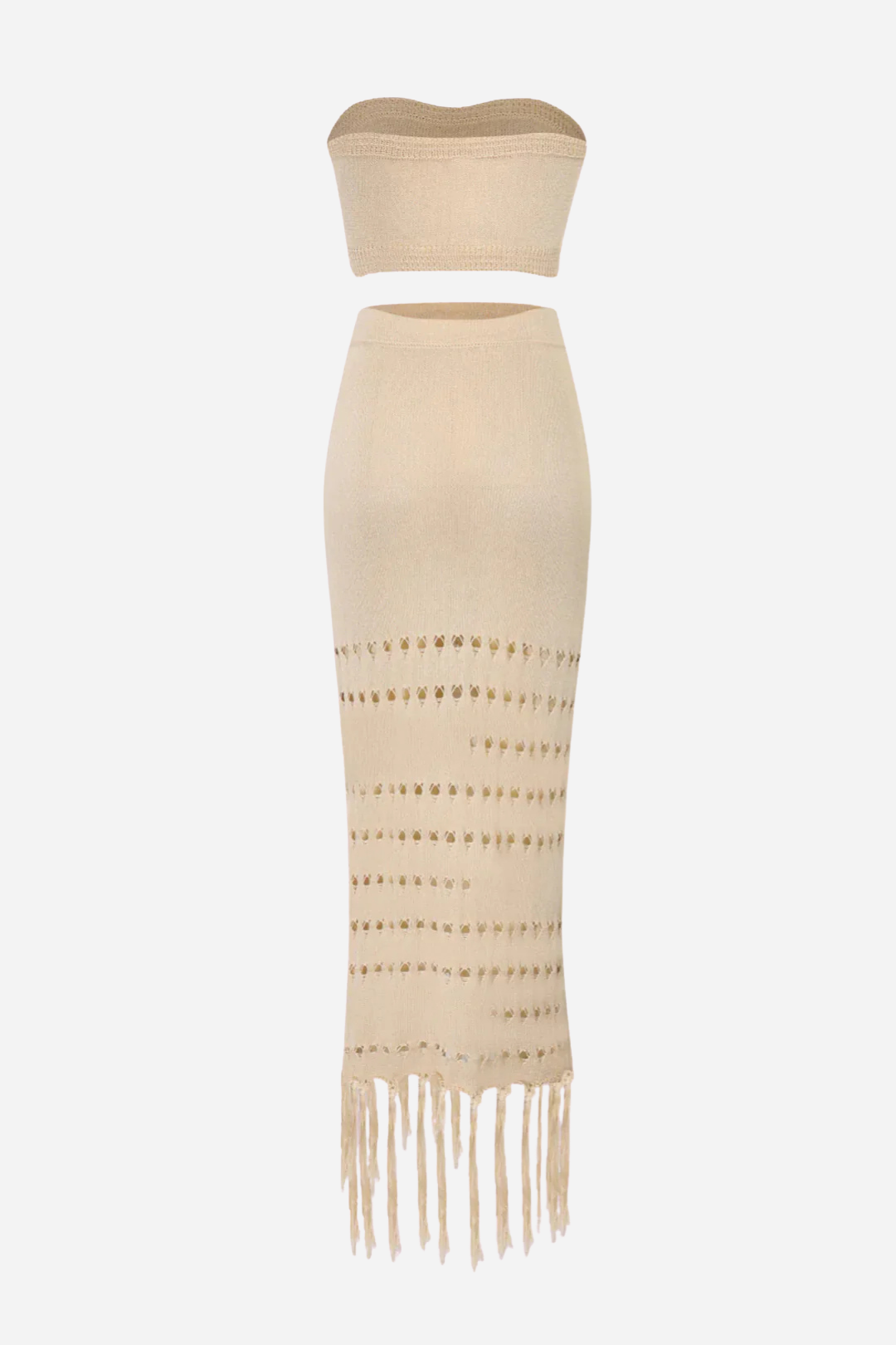 Sahara – Crochet Two-Piece Set (Top & Skirt)